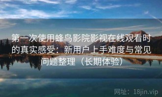 第一次使用蜂鸟影院影视在线观看时的真实感受：新用户上手难度与常见问题整理（长期体验）