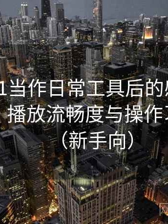 把白虎91当作日常工具后的感受：界面设计、播放流畅度与操作习惯分析（新手向）