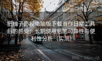 把柚子影视电脑版下载当作日常工具后的感受：长期使用后的可靠性与便利性分析（实测）