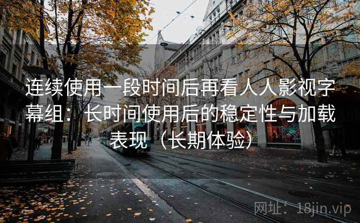 连续使用一段时间后再看人人影视字幕组：长时间使用后的稳定性与加载表现（长期体验）